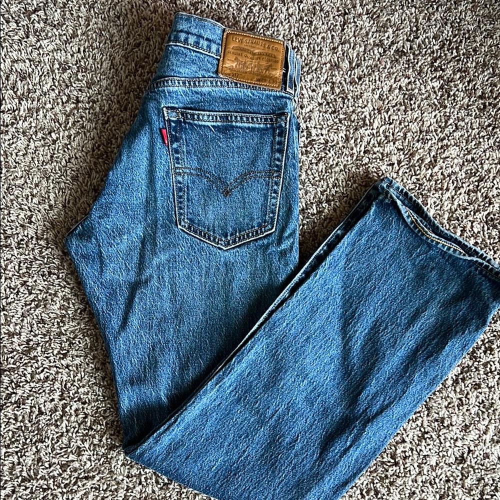 Levi's Blue Straight Jeans Classic Denim